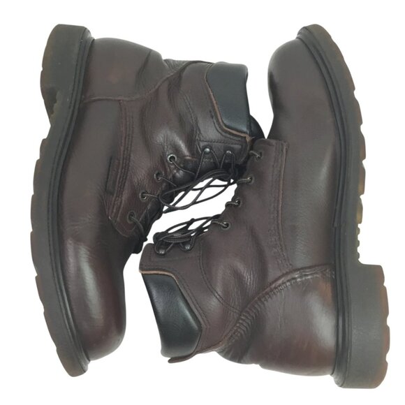 Red Wing Shoes 606 SuperSole Waterproof Mens 11.5 Oil & Slip Resistant Leather W - Picture 4 of 12